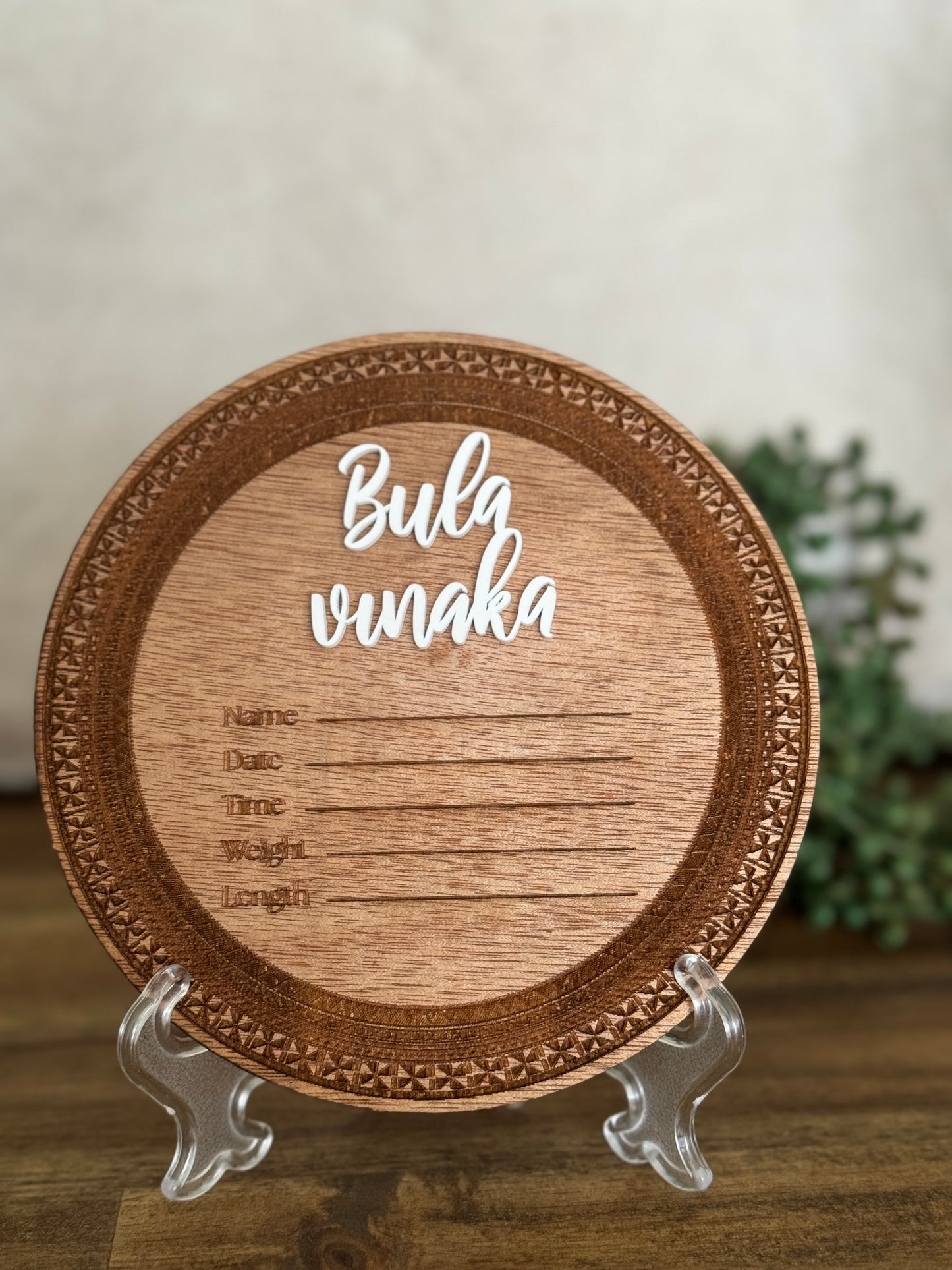 Birth Announcement Plaques