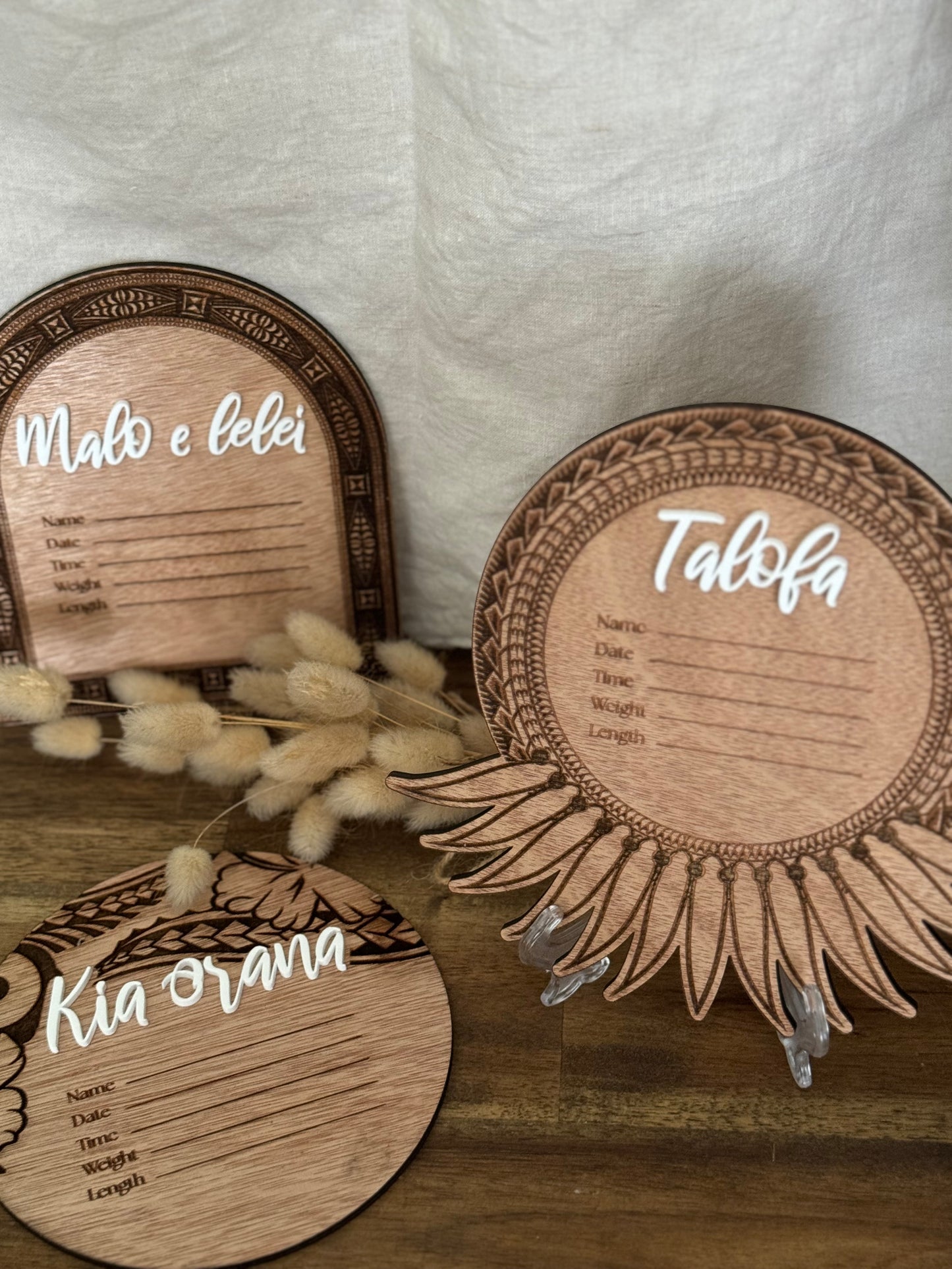 Birth Announcement Plaques