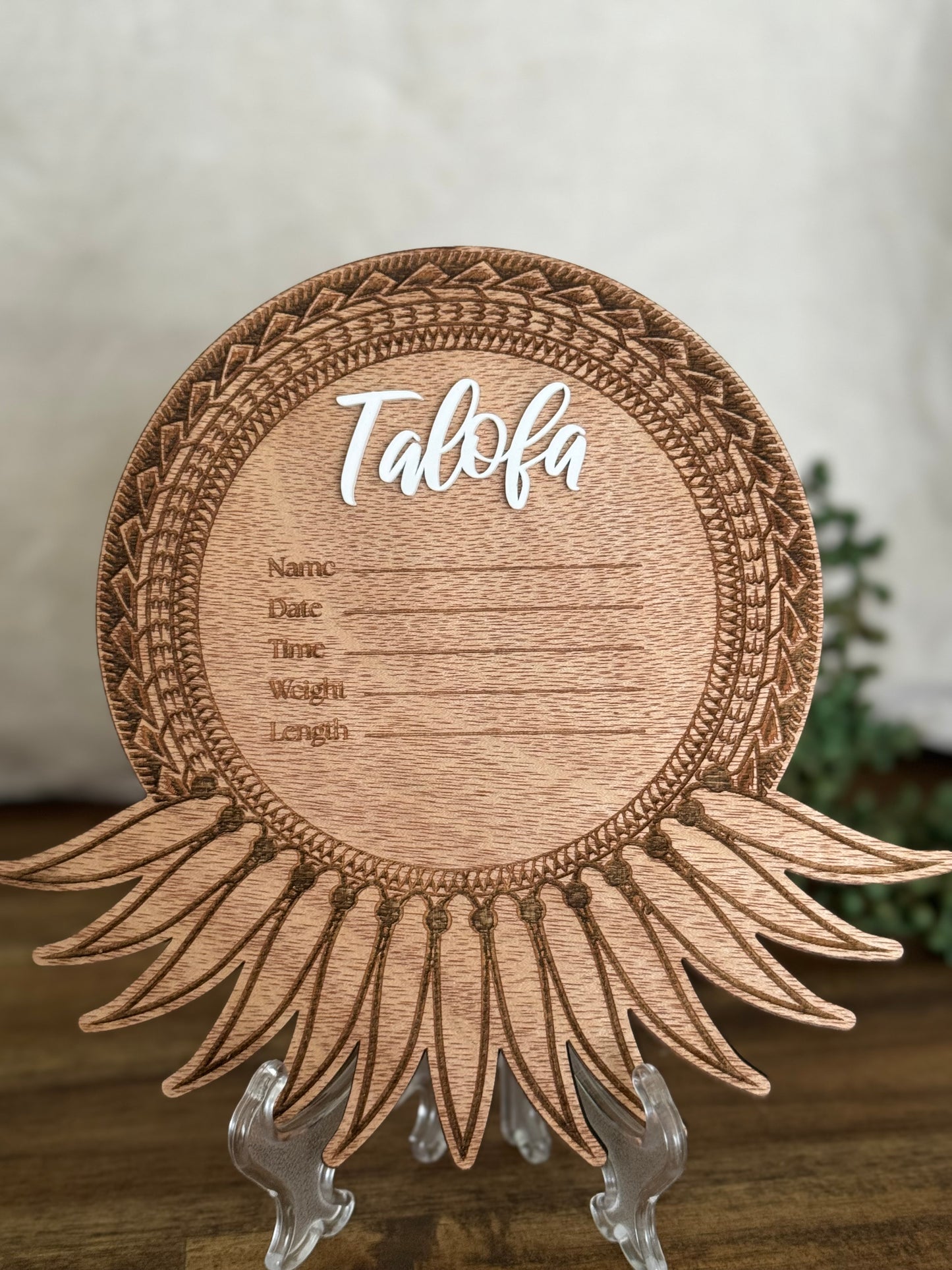 Birth Announcement Plaques