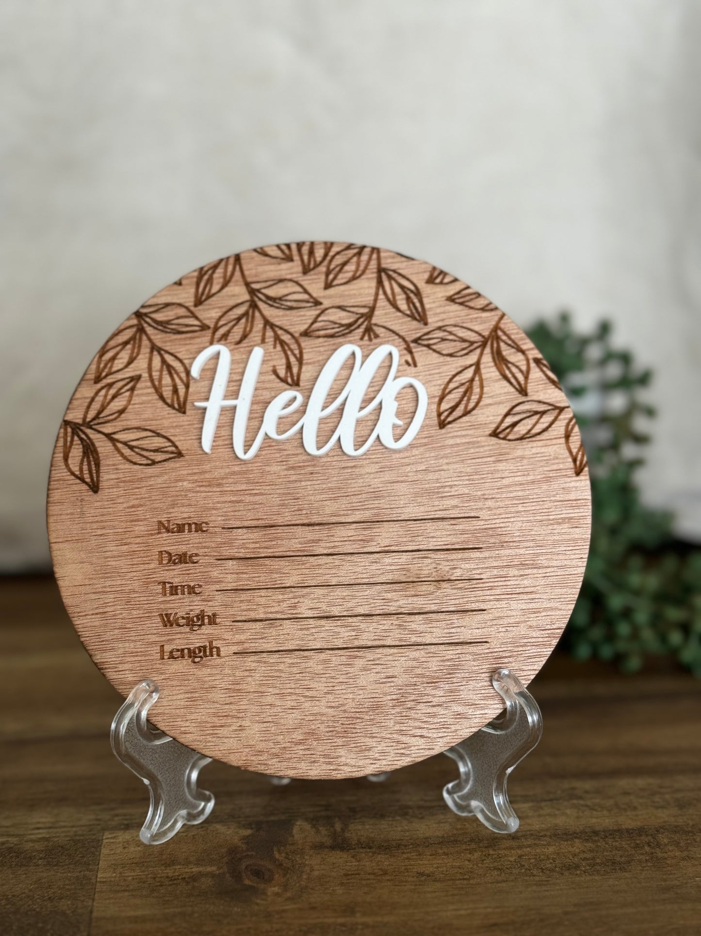 Birth Announcement Plaques