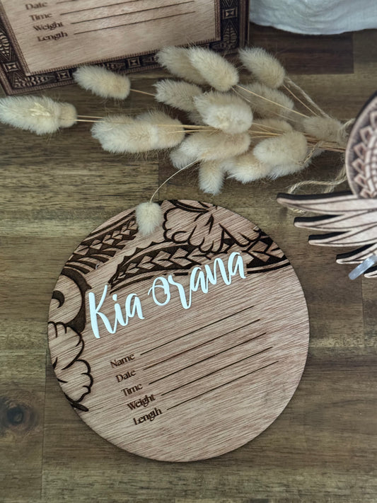 Birth Announcement Plaques
