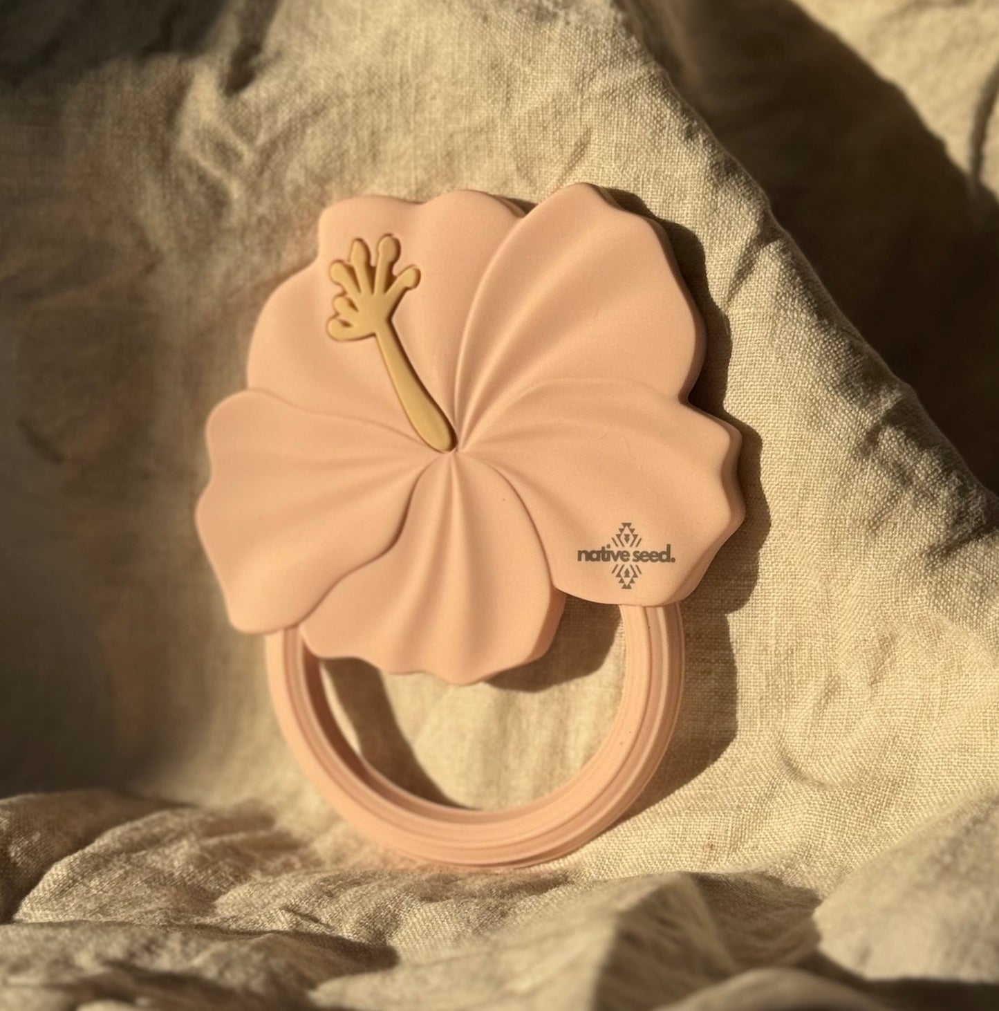 Hibiscus Silicone Teether