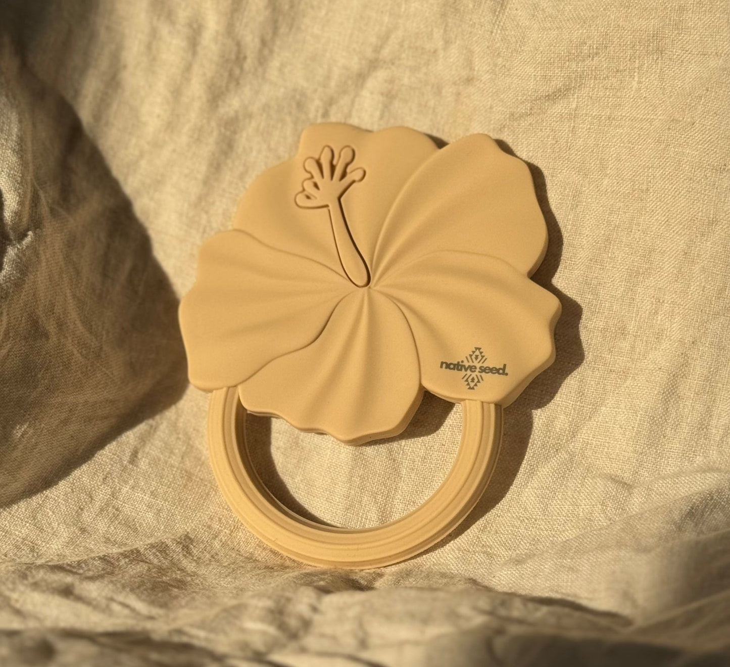 Hibiscus Silicone Teether