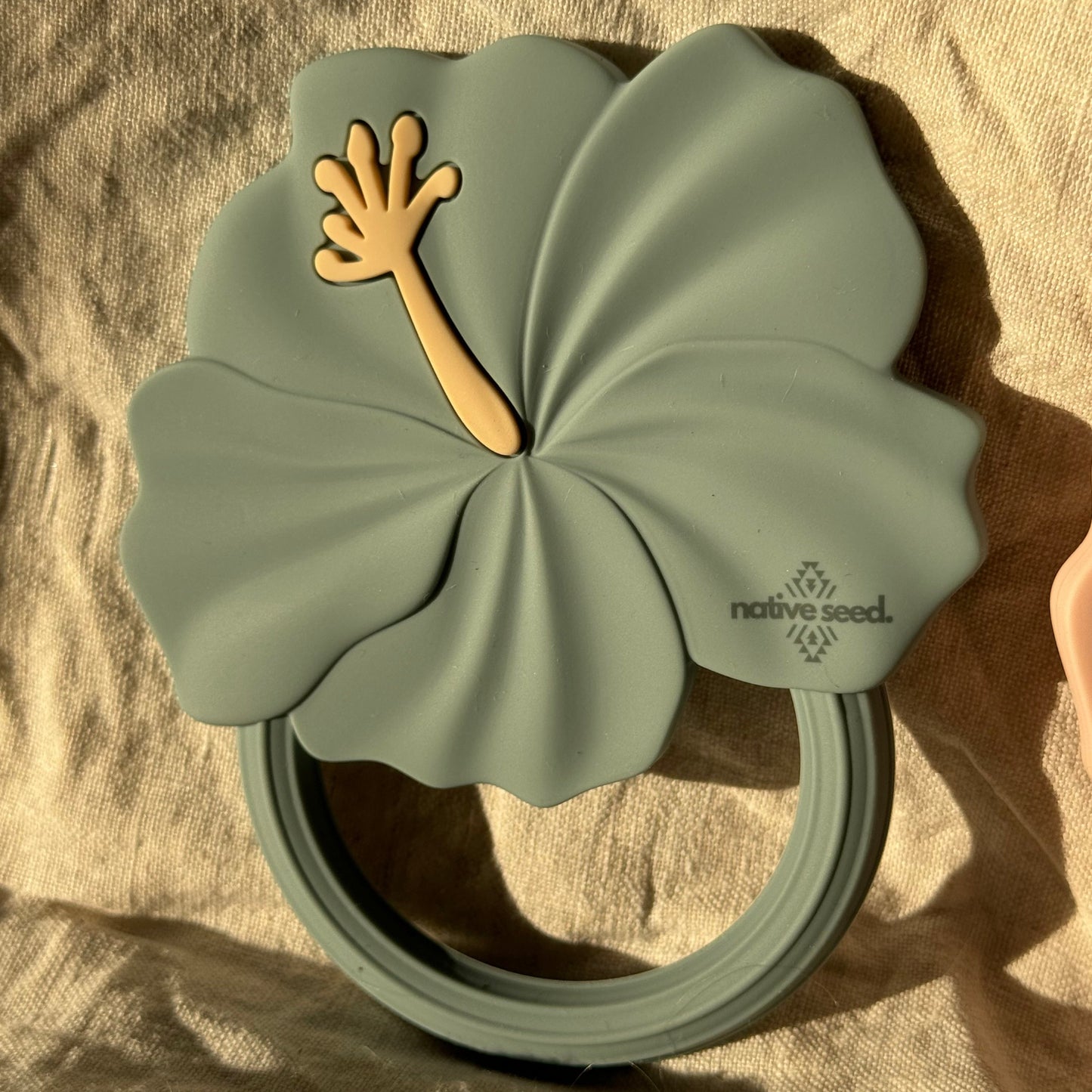 Hibiscus Silicone Teether